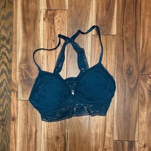 Victoria’s Secret Lace Bralette in Deep Blue